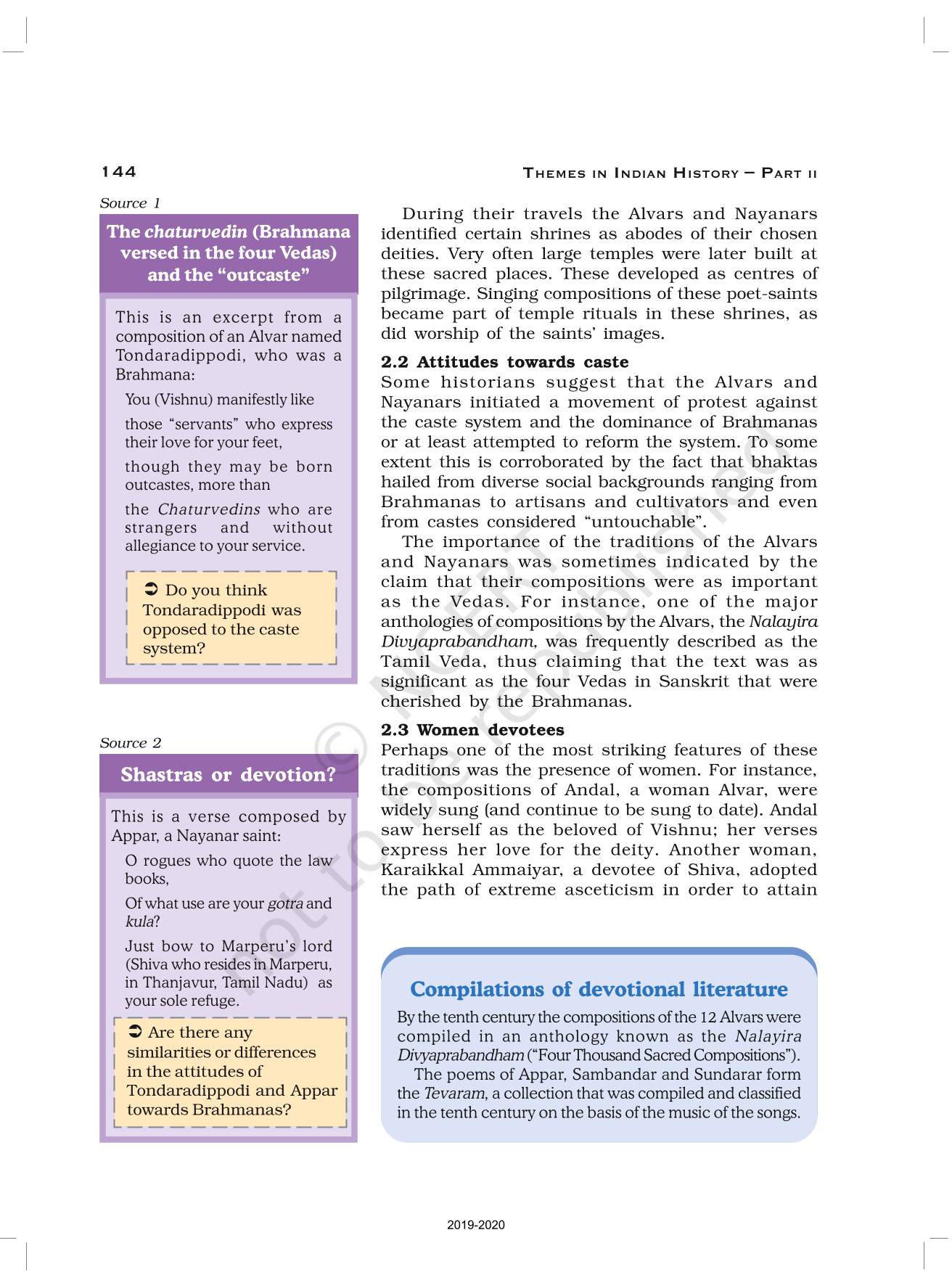 Bhakti Sufi Traditions - NCERT Book Of Class 12 Themes In Indian ...